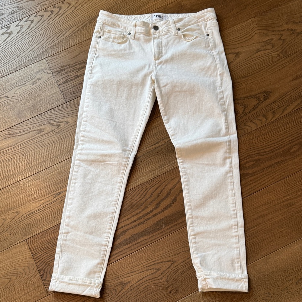 PAIGE Women's White Skinny Jeans - Size 31